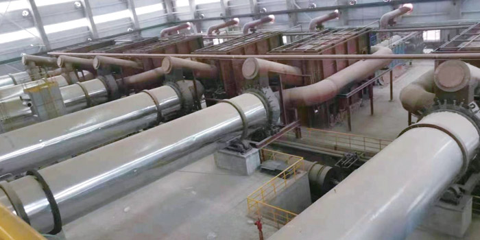 External heat type carbonization furnace
